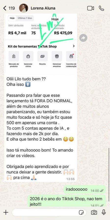 Depoimento de aluno