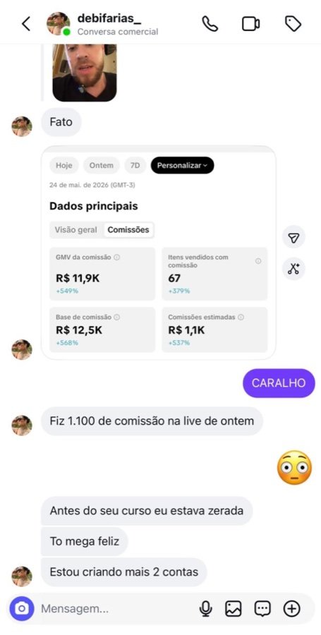 Depoimento de aluno