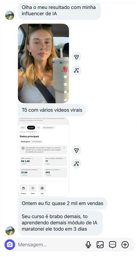 Depoimento de aluno