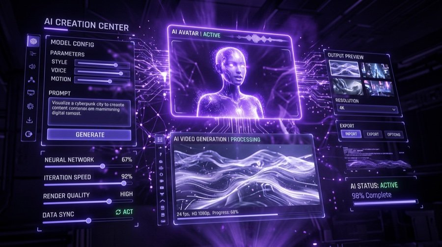 Venda com IA: interface de inteligência artificial
