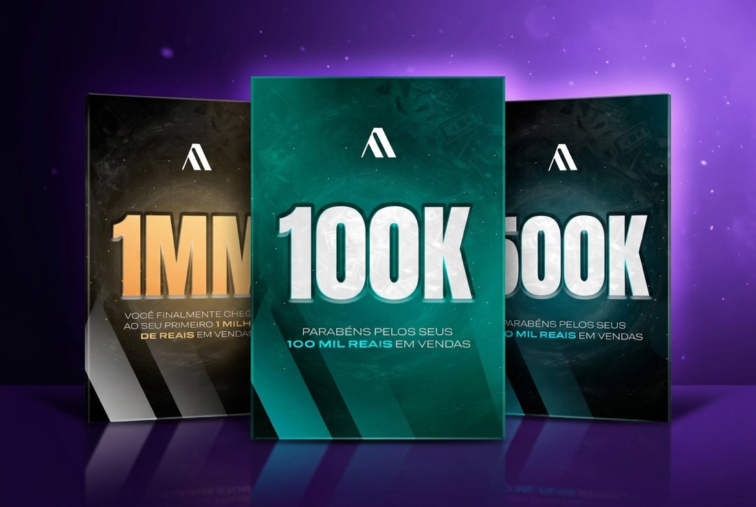 Placas de premiação
